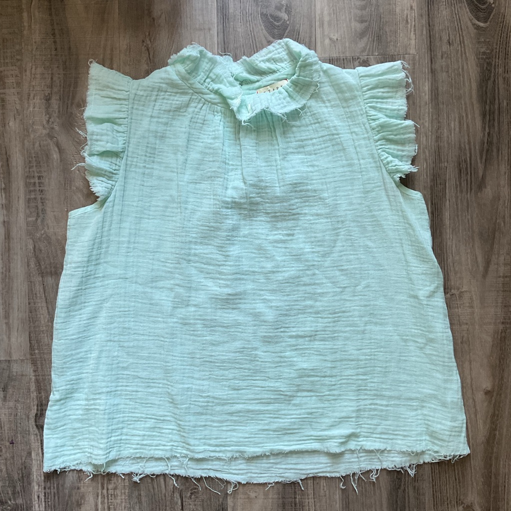 Stark X Gauze Ruffle Sleeve Size Medium